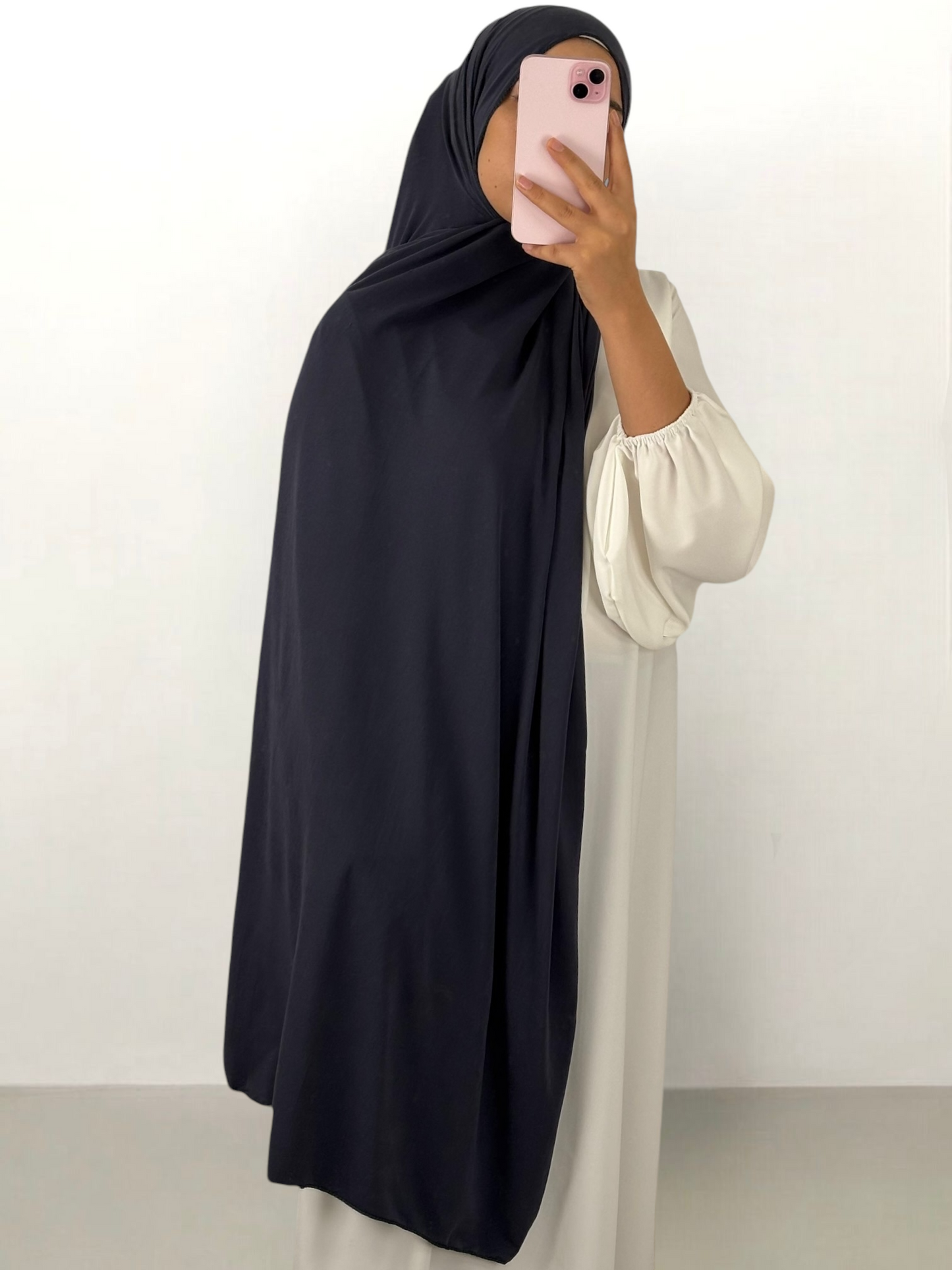 Hijab Jersey orlo cucito 50% cotone 50% viscosa