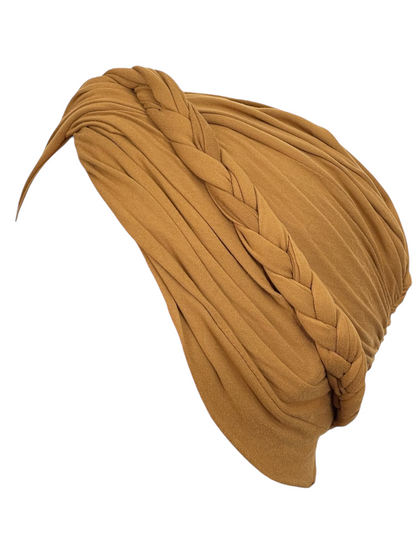 Turbante intrecciato 50% cotone 50% viscosa