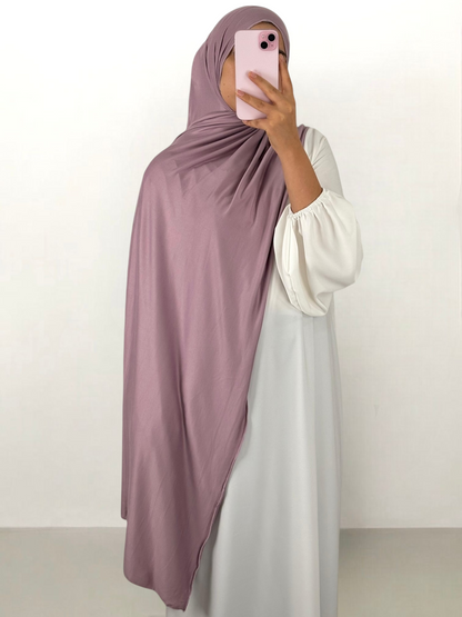 Hijab Jersey orlo cucito 50% cotone 50% viscosa