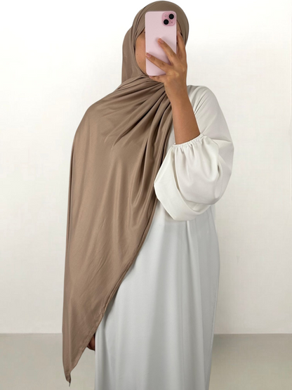 Hijab Jersey orlo cucito 50% cotone 50% viscosa