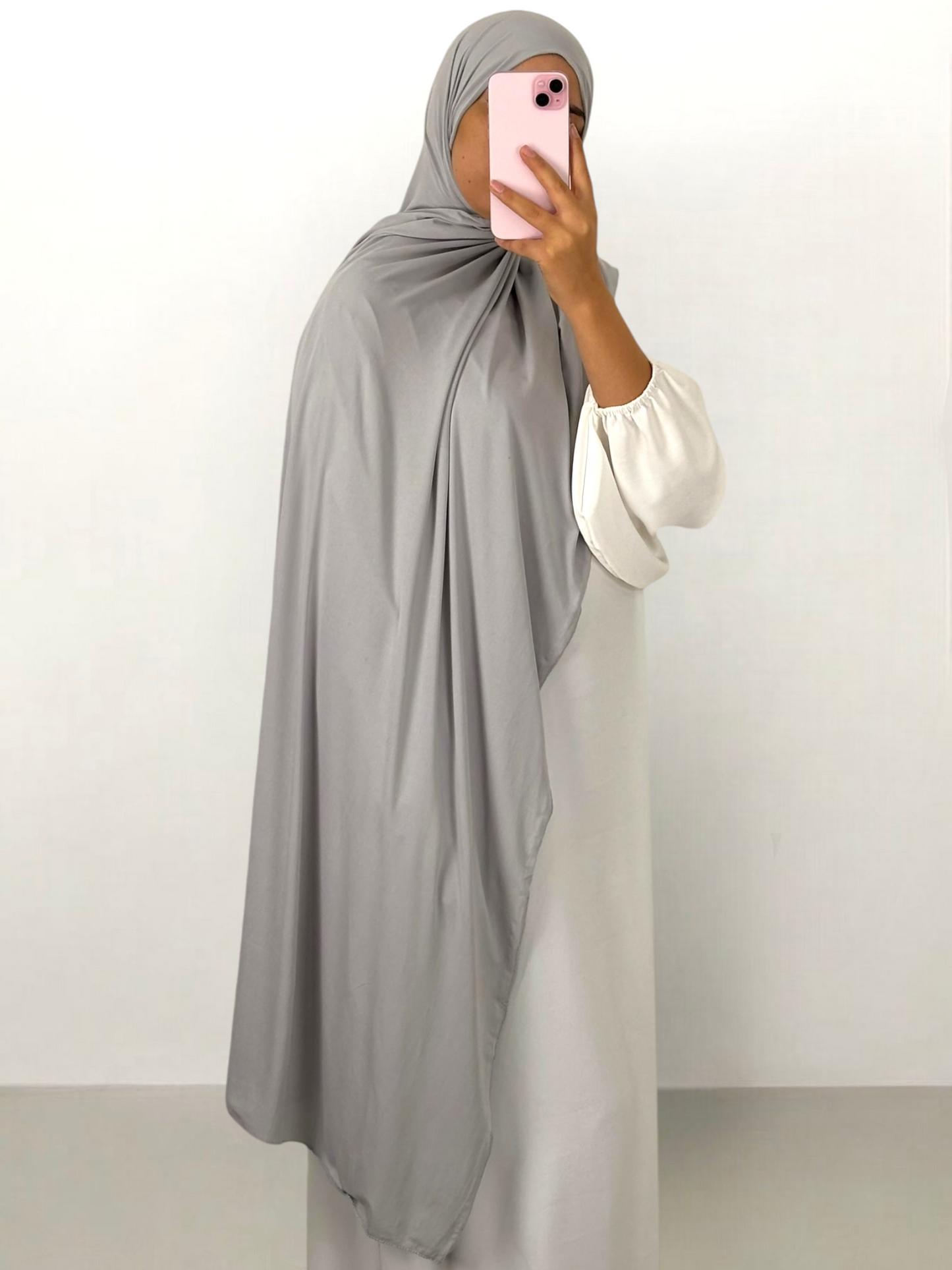 Hijab Jersey orlo cucito 50% cotone 50% viscosa