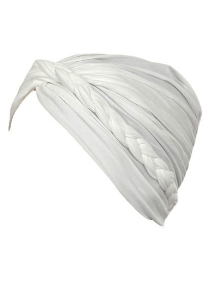 Turbante intrecciato 50% cotone 50% viscosa