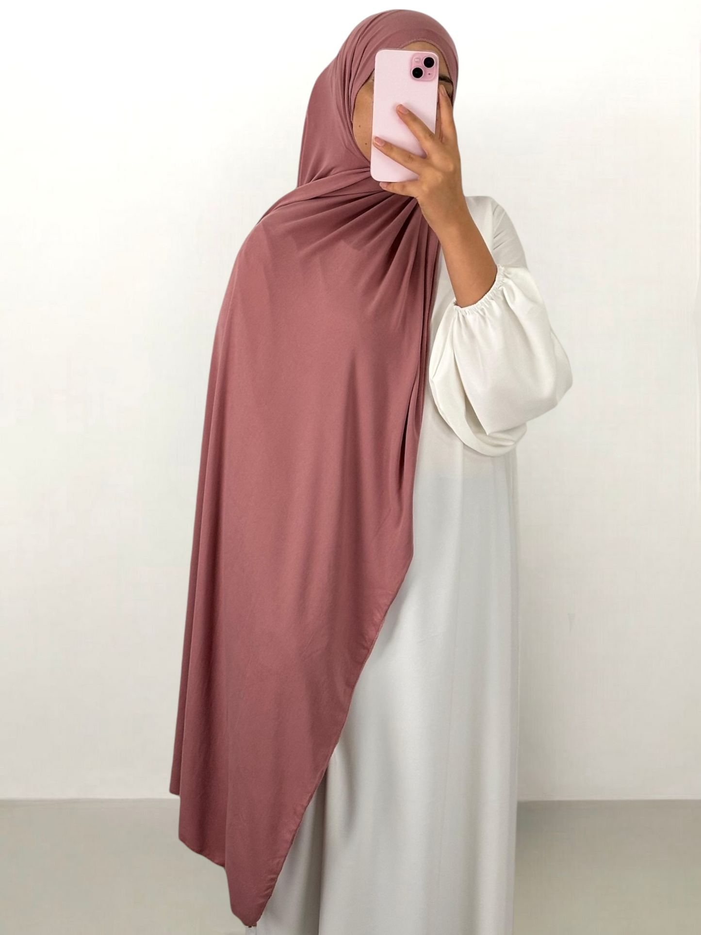 Hijab Jersey orlo cucito 50% cotone 50% viscosa