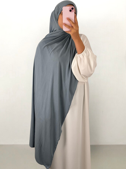 Hijab Jersey orlo cucito 50% cotone 50% viscosa