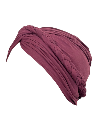 Turbante intrecciato 50% cotone 50% viscosa