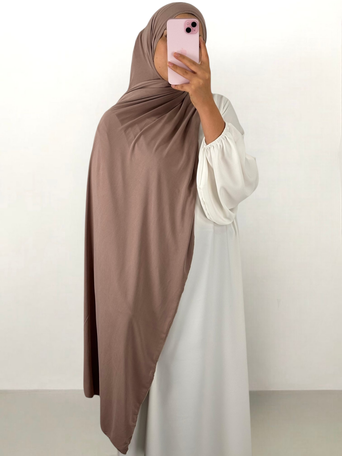 Hijab Jersey orlo cucito 50% cotone 50% viscosa