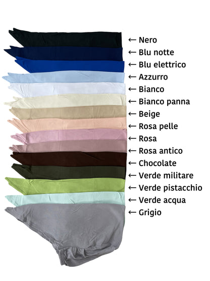 Cuffia 50% cotone 50% viscosa