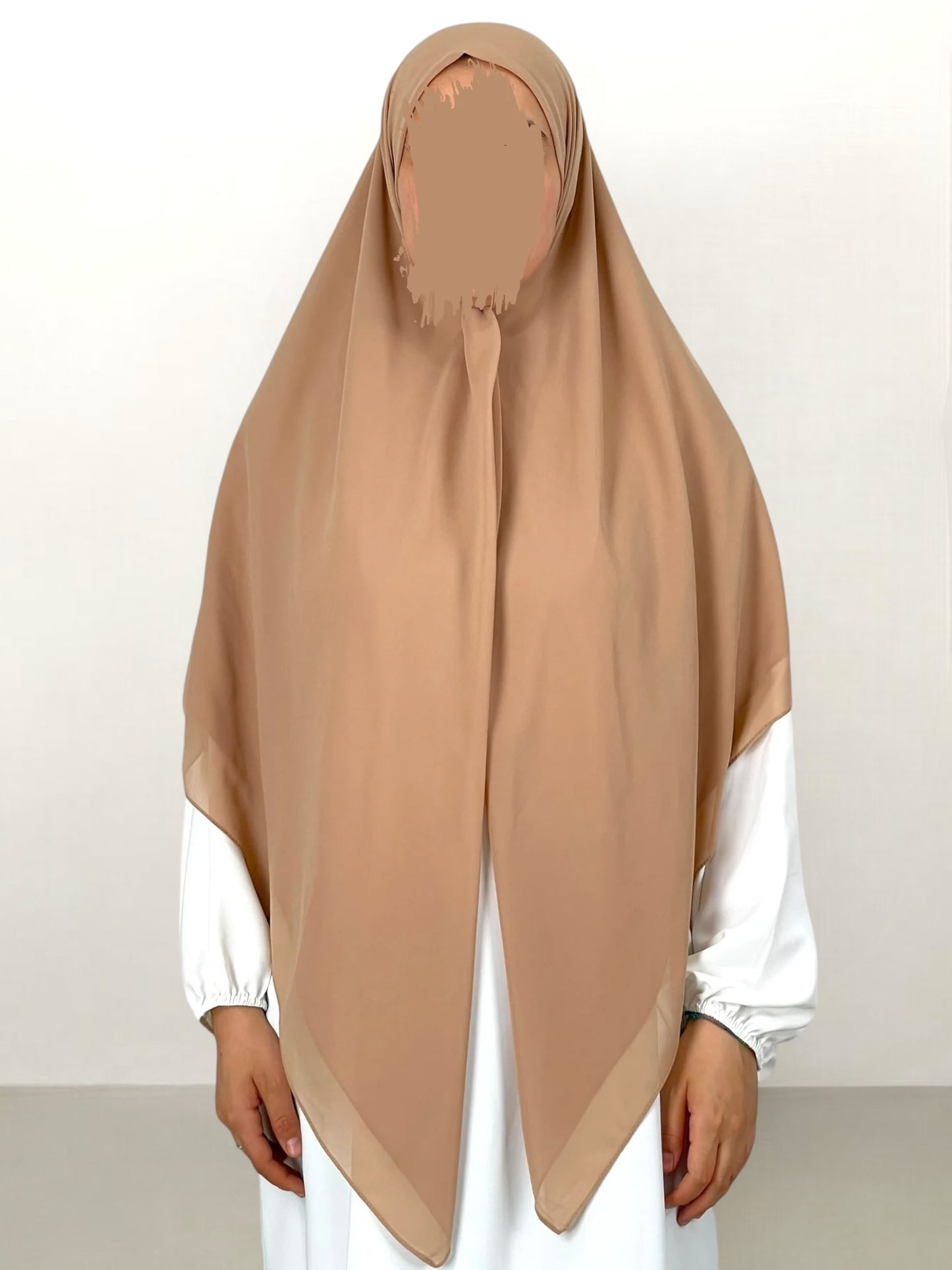 Hijab moussline quadrato 140x140 cm 100% viscosa