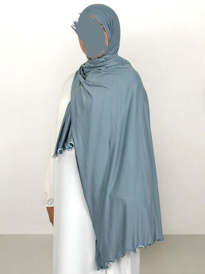 Hijab jersey froufrou 50% cotone 50% viscosa