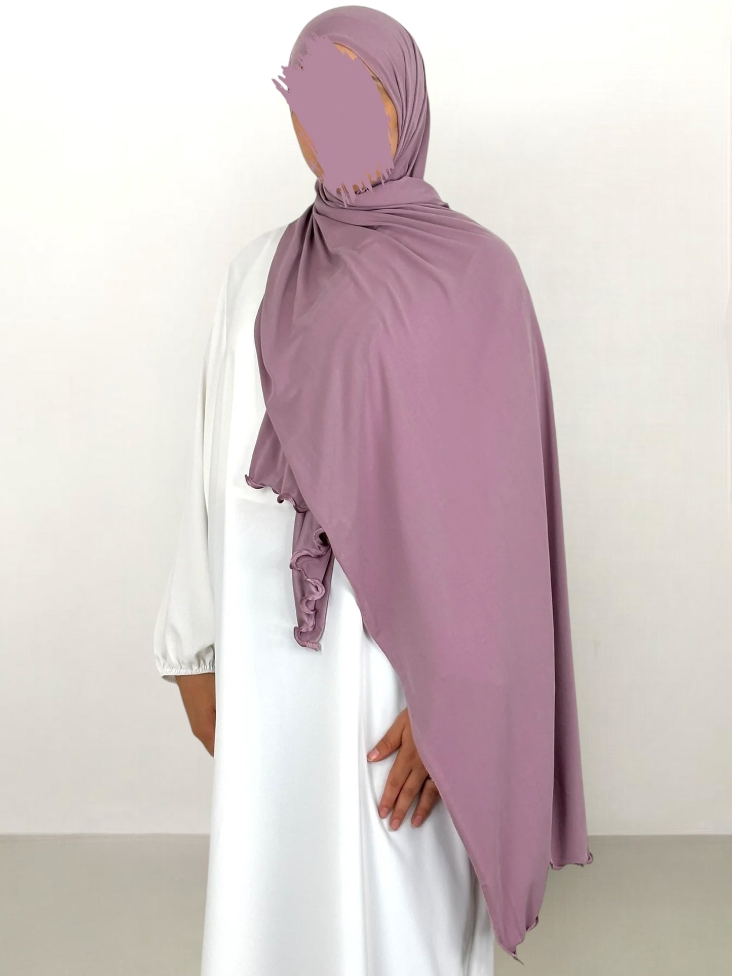 Hijab jersey froufrou 50% cotone 50% viscosa