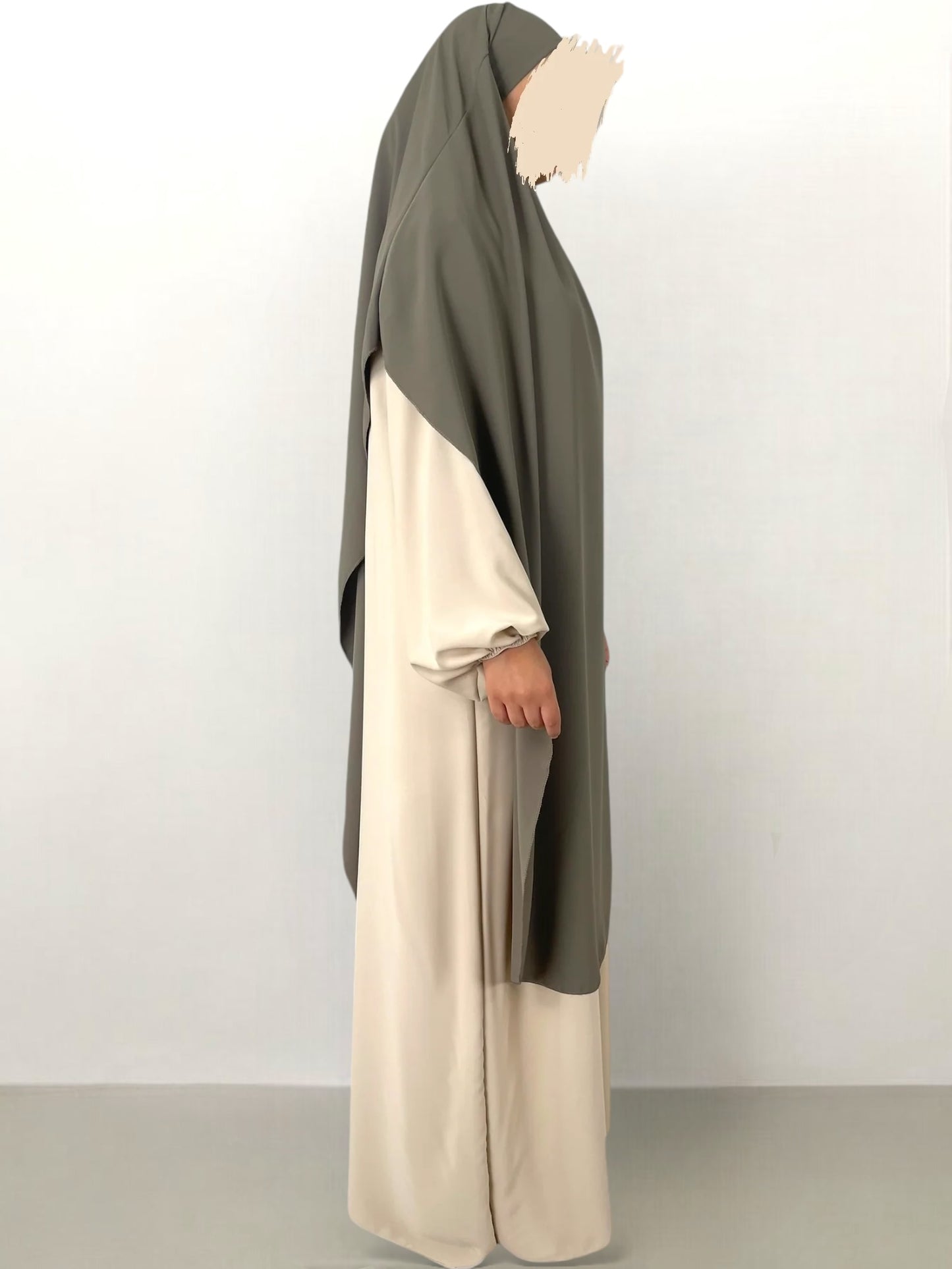 Hijab Khimar Medina harir lungo 155cm