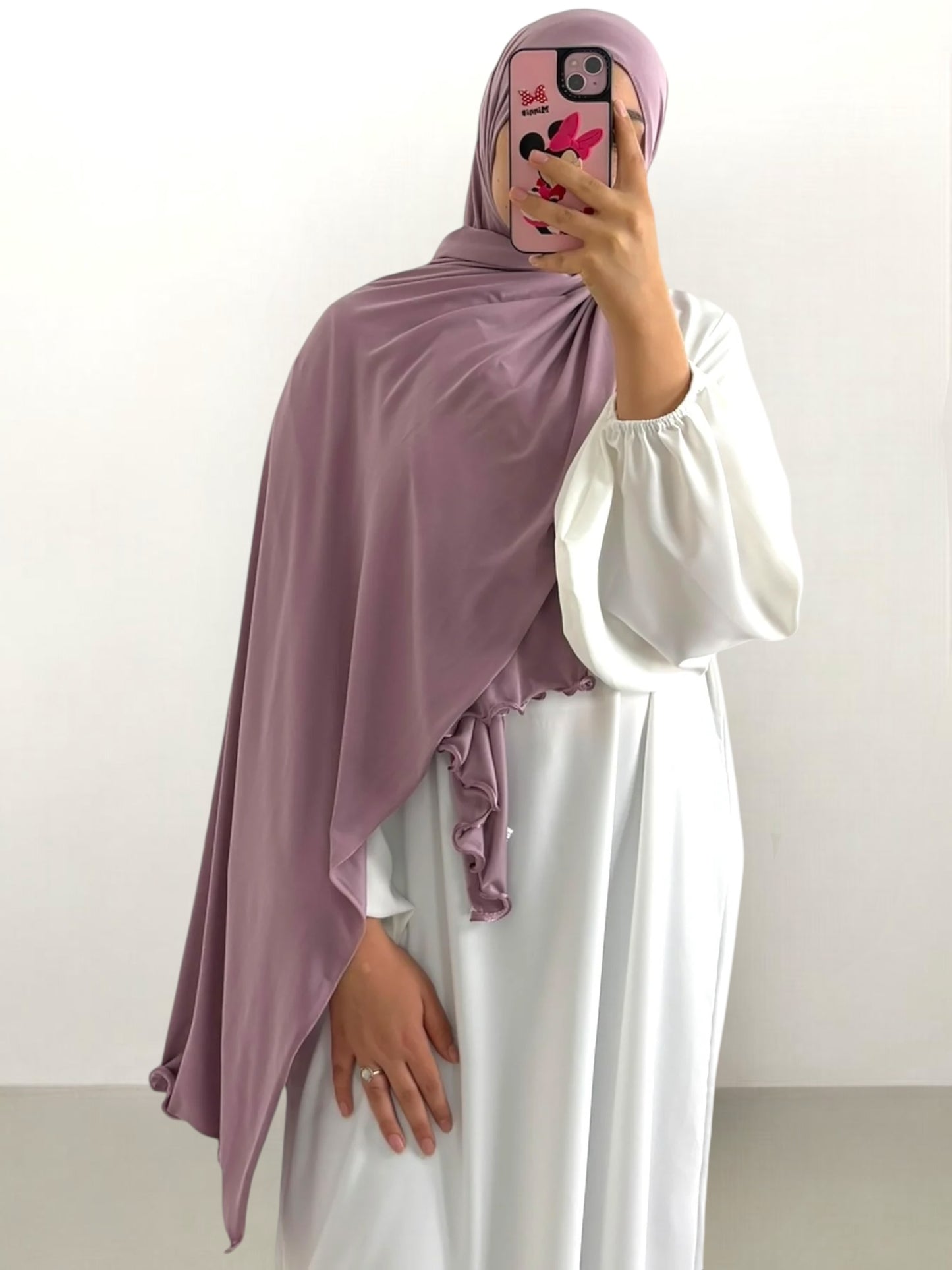 Hijab jersey froufrou 50% cotone 50% viscosa