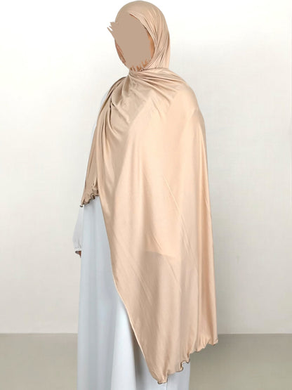 Hijab jersey froufrou 50% cotone 50% viscosa