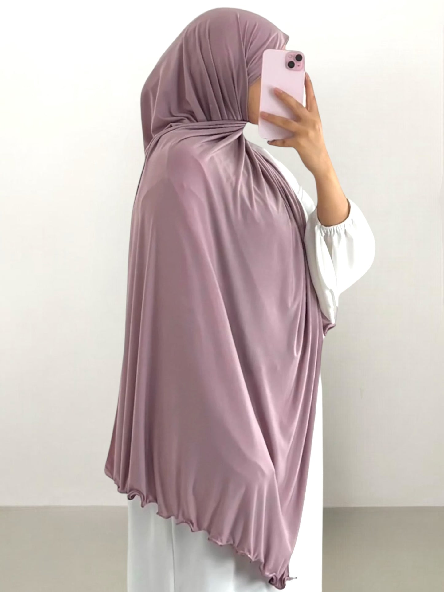 Hijab froufrou Jersey premium 50% cotone 50% viscosa