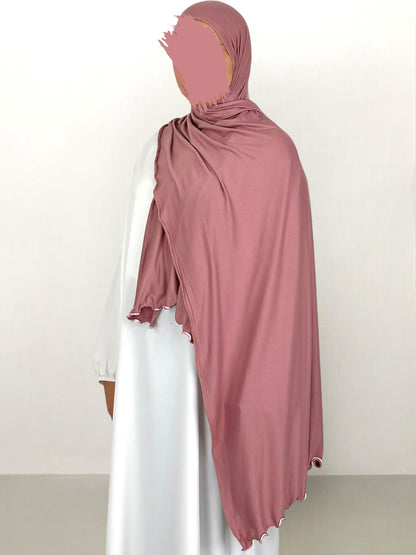 Hijab jersey froufrou 50% cotone 50% viscosa