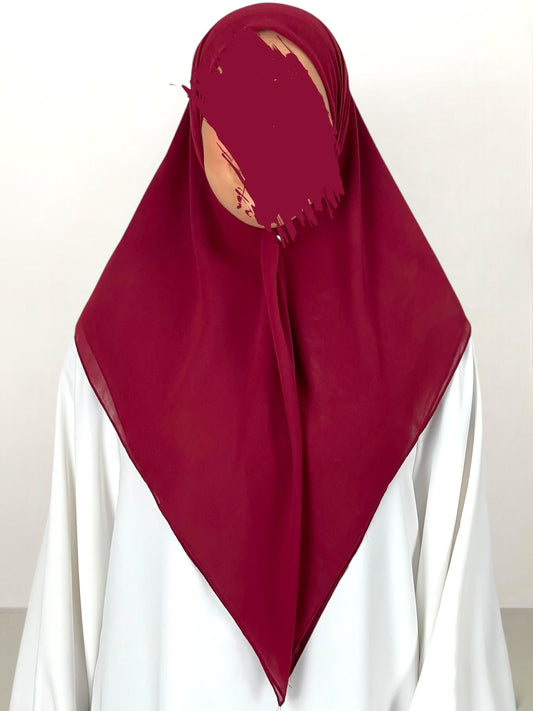 Hijab moussline 100x100cm 100% viscosa